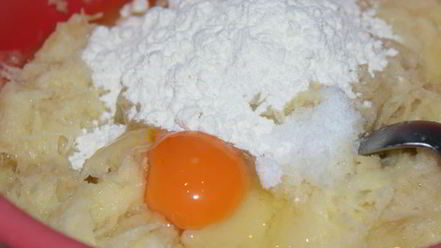 Рецепт драников с зеленым луком