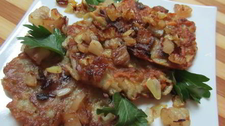 Рецепт драников со шкварками