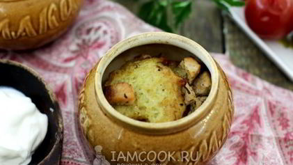 Рецепт Драников в горшочке