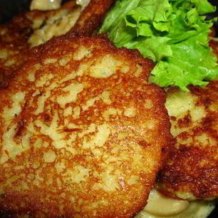 Рецепт Картофельных драников с мясом