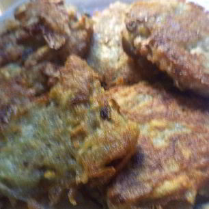 Рецепт Картофельных драников с шампиньонами и кабачком