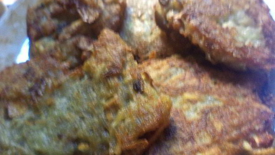 Рецепт картофельных драников с шампиньонами и кабачком