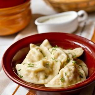 Рецепт Мучных колдунов с грудинкой