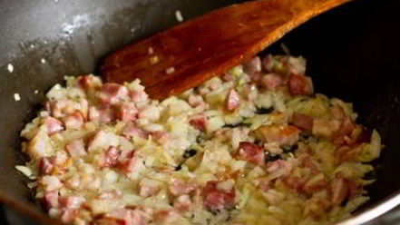 Рецепт мучных колдунов с грудинкой