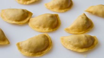 Рецепт мучных колдунов с грудинкой