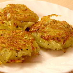 Рецепт Постных драников с базиликом