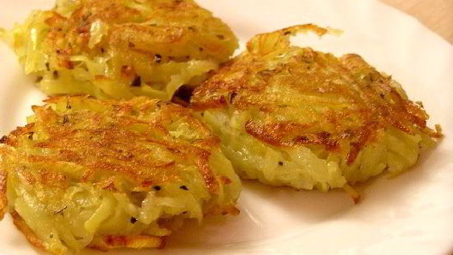 Рецепт постных драников с базиликом