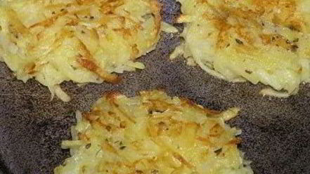 Рецепт постных драников с базиликом