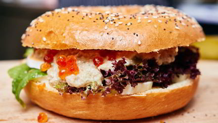 Рецепт бейгла с форшмаком