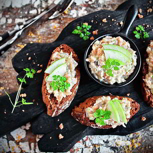 Рецепт Форшмака из сельди с зеленым яблоком