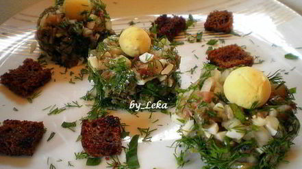 Рецепт форшмака по-норвежски птичьи гнезда