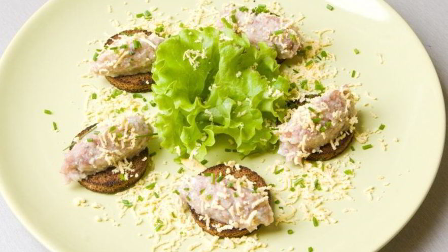 Рецепт форшмака с плавленым сыром и морковью