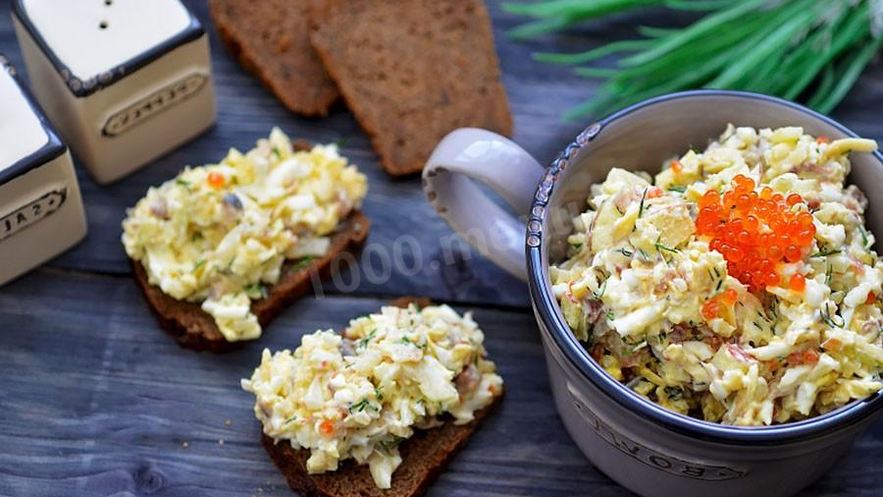 Рецепт форшмака с сыром