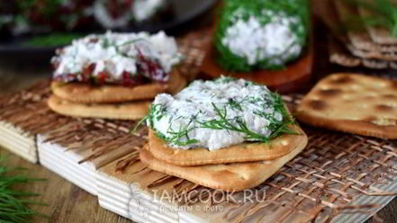 Рецепт форшмака с творожным сыром