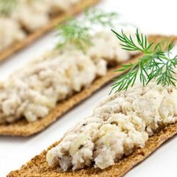 Рецепт Рыбного форшмака на сухарных пластинках