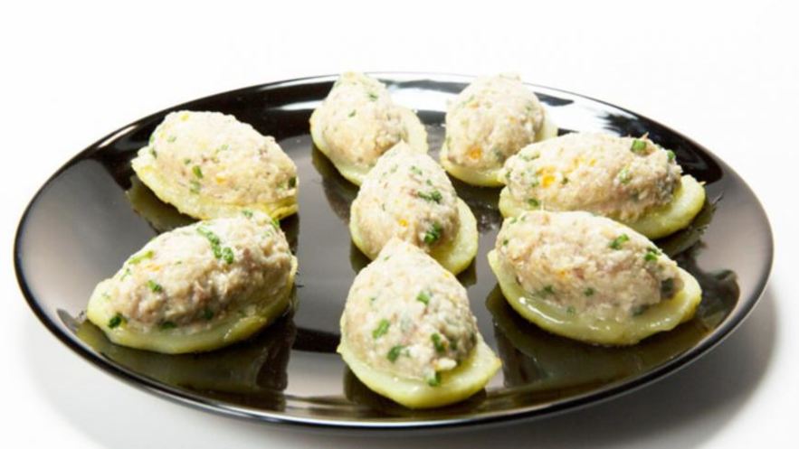 Рецепт запеченного форшмака на картофельных медальонах