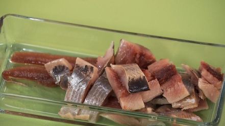 Рецепт запеченного форшмака на картофельных медальонах