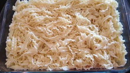 Рецепт фестонате с фрикадельками в сливках и под сыром