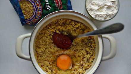 Рецепт фрикаделек из булгура в томатном соусе