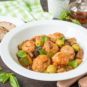 Рецепт Фрикаделек из индейки с овощами