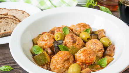 Рецепт фрикаделек из индейки с овощами