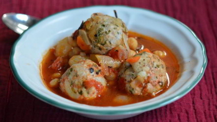 Рецепт фрикаделек из индюшки в испанском стиле