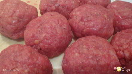 Рецепт фрикаделек на овощной подушке