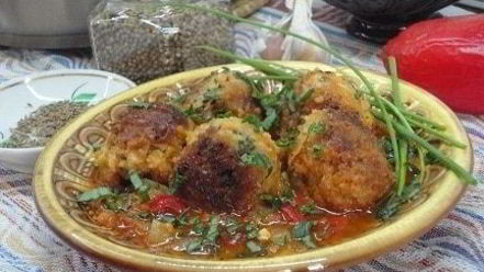 Рецепт фрикаделек по-мароккански в томатном соусе