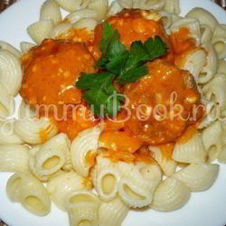 Рецепт Фрикаделек под томатно-сырным соусом из мультиварки