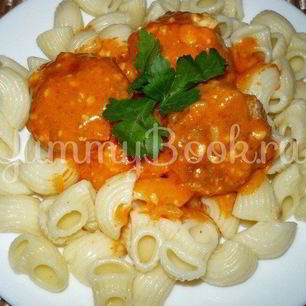 Рецепт Фрикаделек под томатно-сырным соусом из мультиварки