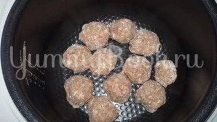 Рецепт фрикаделек под томатно-сырным соусом из мультиварки