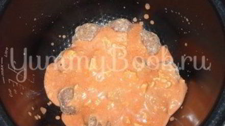 Рецепт фрикаделек под томатно-сырным соусом из мультиварки