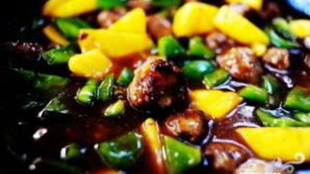 Рецепт фрикаделек с болгарским перцем и ананасами