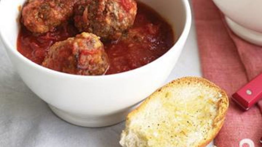 Рецепт фрикаделек с чесночным хлебом