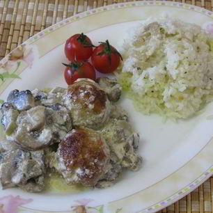 Рецепт Фрикаделек с грибами