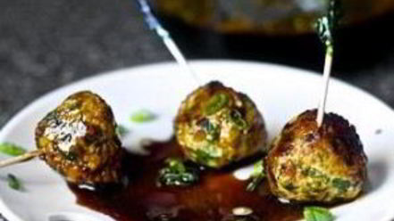 Рецепт фрикаделек с луком и имбирным соусом