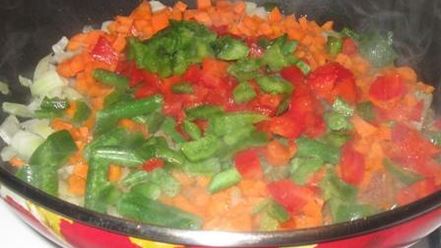 Рецепт фрикаделек с овощами в кисло-сладком соусе