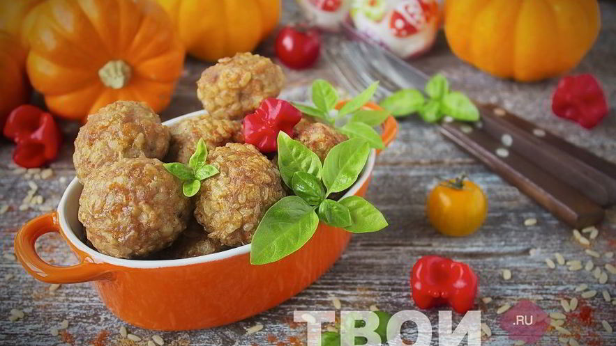 Рецепт фрикаделек с рисом