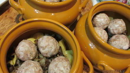 Рецепт фрикаделек в горшочке