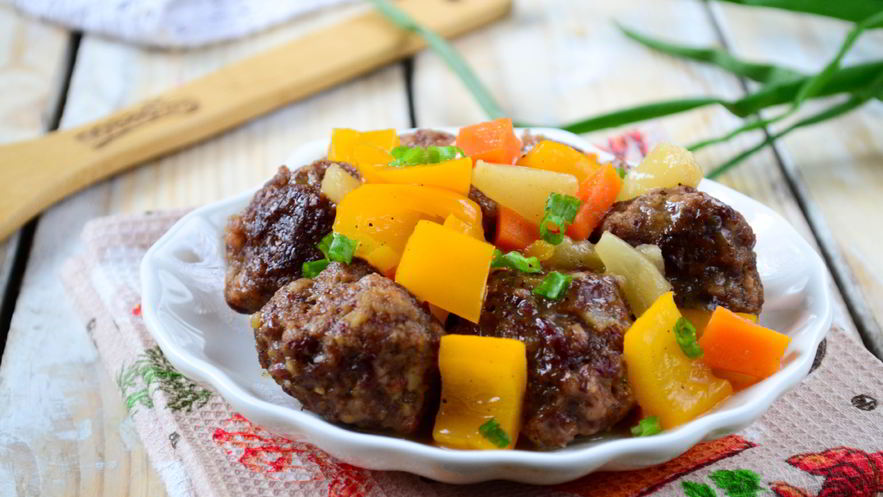 Рецепт фрикаделек в кисло-сладком соусе