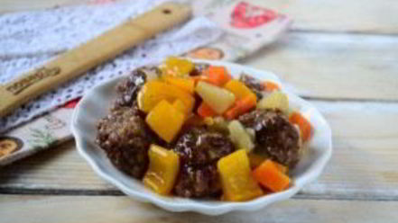 Рецепт фрикаделек в кисло-сладком соусе