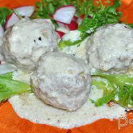 Рецепт Фрикаделек в сливочно-сырном соусе