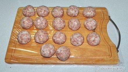 Рецепт фрикаделек в сливочно-сырном соусе