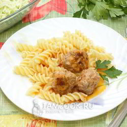 Рецепт Фрикаделек в томатно-сметанном соусе