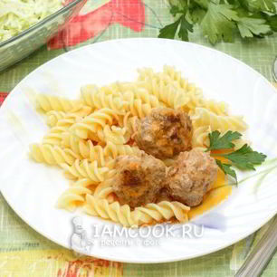 Рецепт Фрикаделек в томатно-сметанном соусе