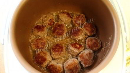 Рецепт фрикаделек в томатно-сметанном соусе