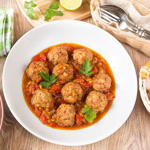 Рецепт Карри с фрикадельками и сладким перцем