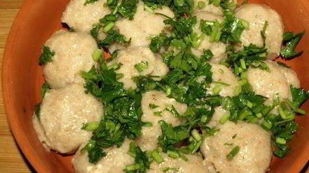 Рецепт куриных фрикаделек, запеченных в сливках