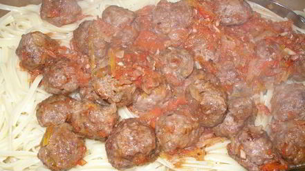 Рецепт макарон с фрикадельками в духовке