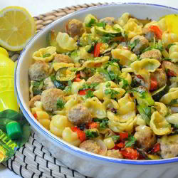 Рецепт Макарон с фрикадельками